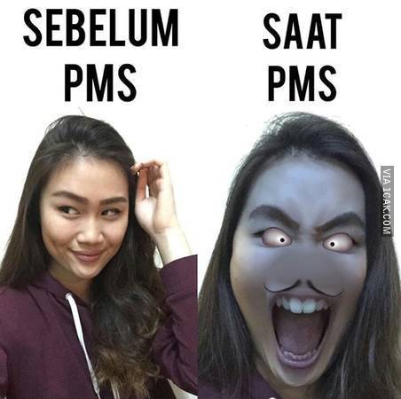 Kata Kata Cewek Lagi PMS Gambar Lucu  Humor Lucu  Banget