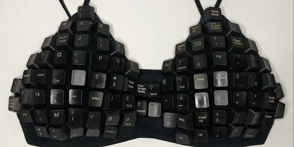 Indonesian Artists Make Bras from Used Keyboards, Purchased by Americans to Europeans