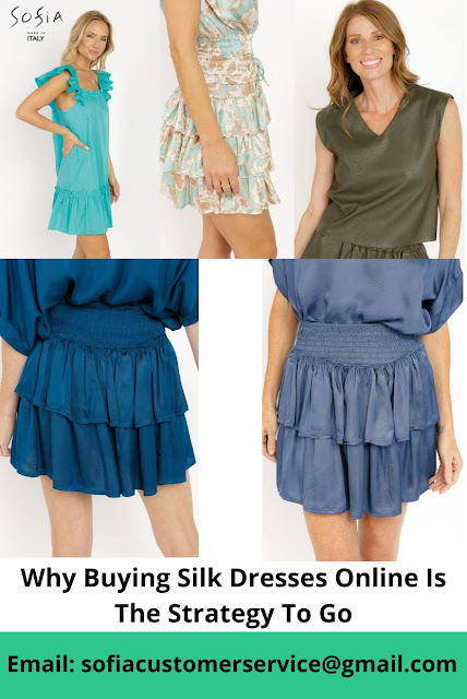 Italian silk dresses online
