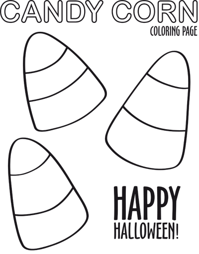 Candy Corn Coloring Page 9