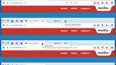 Firefox avrà l'indicatore delle schede che stanno riproducendo un suono come su Google Chrome