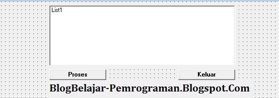Tutorial Penggunaan ListBox di Visual Basic 6.0, ListBox pada VB 6.0, 