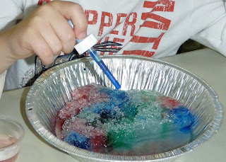 Painting on Ice, from Paula's Preschool and Kindergarten