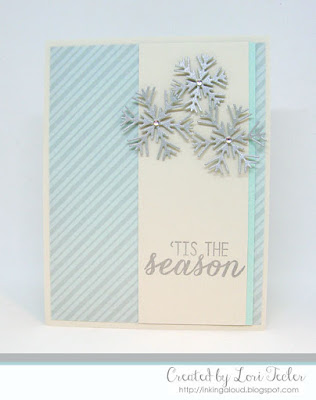 'Tis the Season card-designed by Lori Tecler/Inking Aloud-stamps and dies from Reverse Confetti