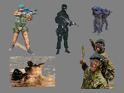 Moschin, Comsubin, Folgore, Gis, Gico, Nocs, Navy Seal, Delta Force, . (incursori)