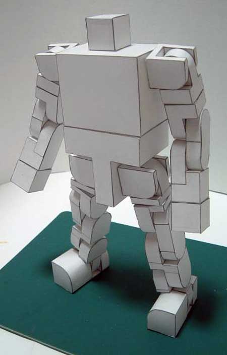 Highly Poseable Robot Papercraft