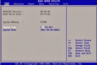 Cara Setting Booting First BIOS ke CDROM
