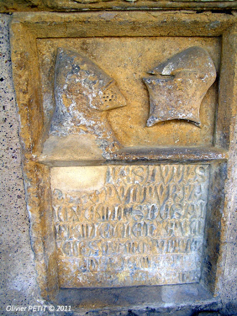 METZ (57) - Le cloître des Récollets - Epitaphe