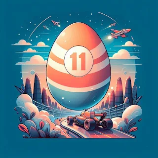 تصميم بيض عيد الفصح على شكل سيارات الفورمولا 1 | Formula 1 Egg Design