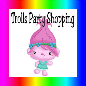 Get ready for your Trolls birthday party with a quick and easy shopping guide that has some unique and fun party favors, party treats, party decorations, and more.  You'll have the most fun party of all the Trolls with these great party ideas.