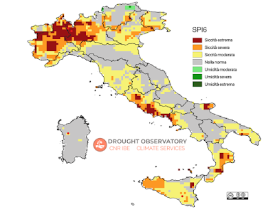 italy drought map