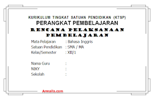 Download RPP KTSP Bahasa Inggris Kelas XII SMA