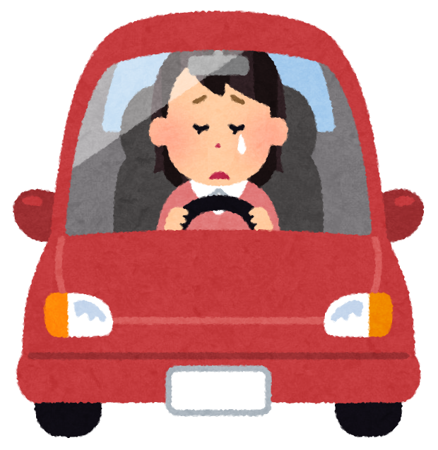 いろいろな表情の車を運転している女性のイラスト かわいいフリー素材集 いらすとや