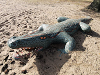 Bondi Beach Mosaic Fish Sculpture by Lloyd Keleman