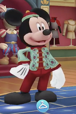 Mickey Mouse Lunar New Year Costume Hong Kong Disneyland Disney Magic Kingdoms Game