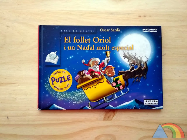 Portada del cuento El follet Oriol i un Nadal molt especial