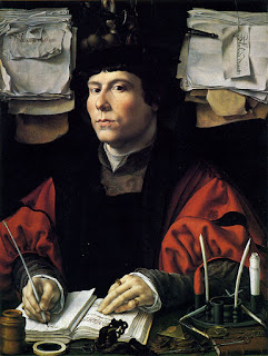 Jan Gossaert, "Portrait of a Young Banker", c. 1530.