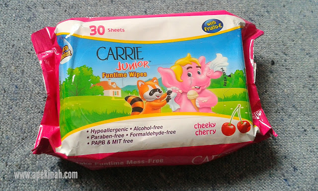 Carrie Junior Funtime Wipes 