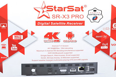 تحديث جديد لجهازSTARSAT SR-X3 PRO