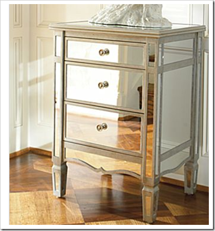 mirrored nightstands for sale