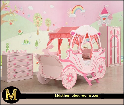 Girl Princess Carriage Bed