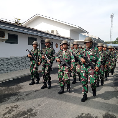 Tingkatkan Daya Tahan Fisik, Prajurit Yonmarhanlan I Laksanakan Latihan HANMARS