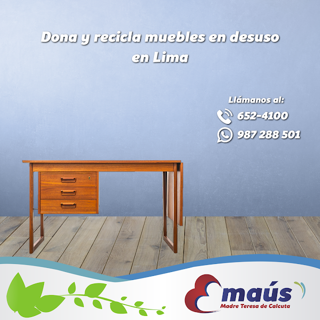 Dona y recicla muebles en desuso