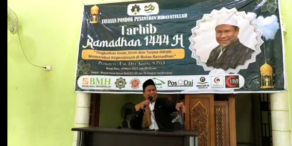 SDIT dan TKIT Yaa Bunayya Musi Rawas Adakan Tarhib Ramadhan 
