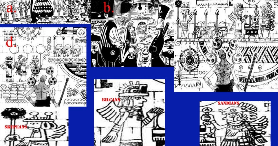 One Piece Data Book: Asal usul penduduk pulau langit