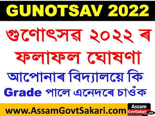 Gunotsav Assam 2022 Result