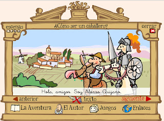 http://nea.educastur.princast.es/quixote/index2.htm