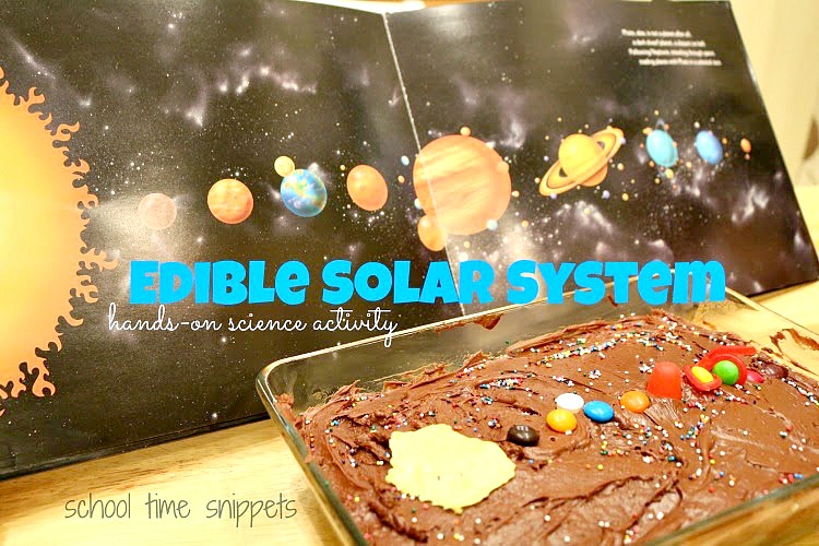Edible Solar System Cake Homeschool Astronomy Activity