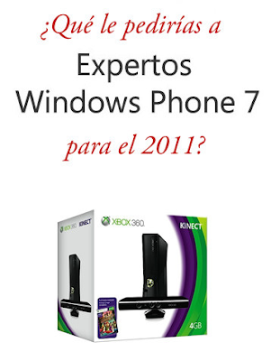 premio Videoconsola Xbox 360 con pack Kinect promocion Expertos Windows Phone 7 españa 2011