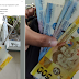 900 Pesos na winithdraw sa isang bangko naging 4500 Pesos