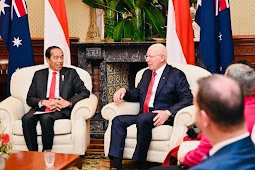 Jokowi Diterima Gubernur Jenderal Australia di Admiralty House