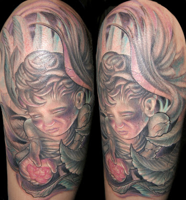 cherubs tattoos. Cherub Tattoo Designs