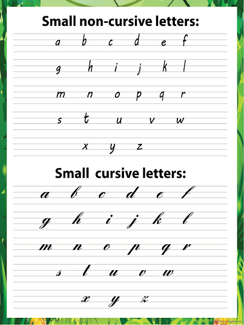 Capital-and-lowercase-cursive-letters-Free