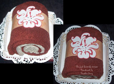   Towel Cake on The Jade Butterfly  Mini Towel Cakes
