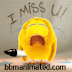 Dp bbm animasi I miss u