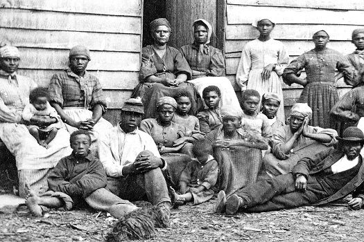 African-Americans under bondage in America