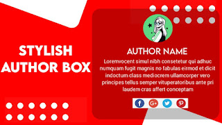 Stylish Author Box HTML