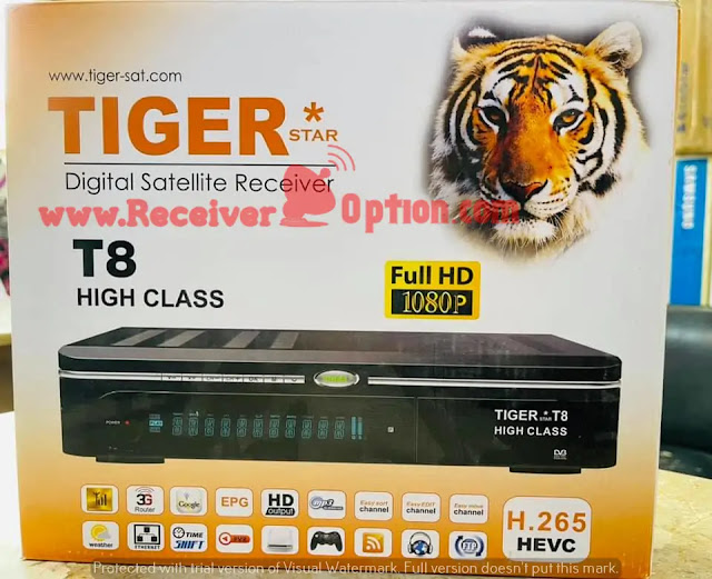 TIGER T8 HIGH CLASS HD RECEIVER NEW SOFTWARE V4.32 29 APRIL 2022