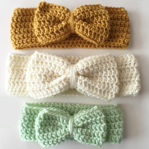 Crochet Bow Headwrap - Free Pattern