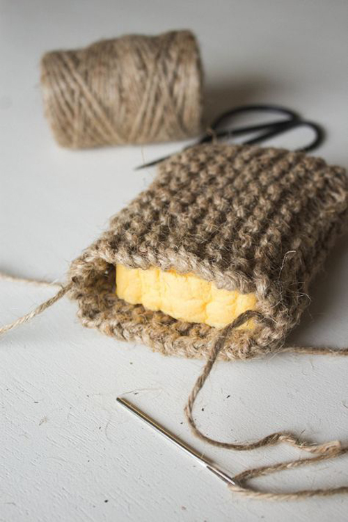 Knit Twine Scrubbing Sponge - Tutorial 