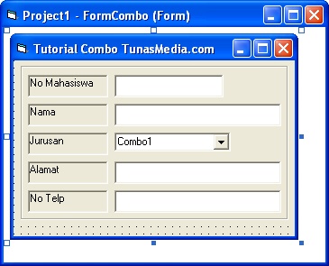 Membuat List Combobox Pada Visual Basic 6.0