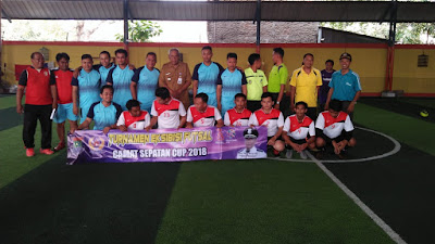 Kades Se Kecamatan Sepatan ikuti  Turnamen Eksibisi Futsal Camat Sepatan  Cup 2018