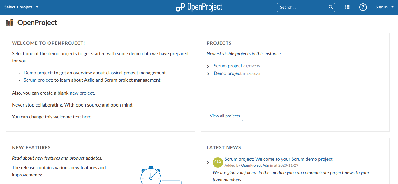 Cara Pasang OpenProject di Ubuntu 20.04 LTS dengan Web Server EngineX