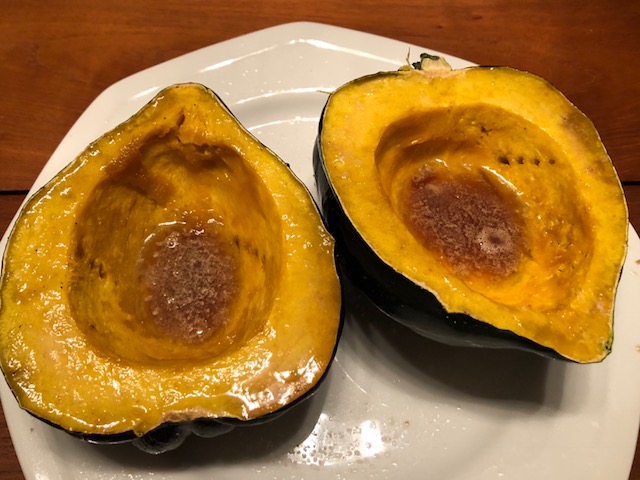 Roasted Acorn Squash – in the Microwave Oven!