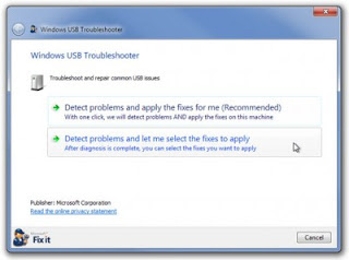Windows USB Troubleshoot
