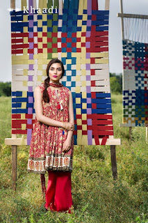 Khaadi Eid Embroidered Collection 2016 Unstitched Dresses